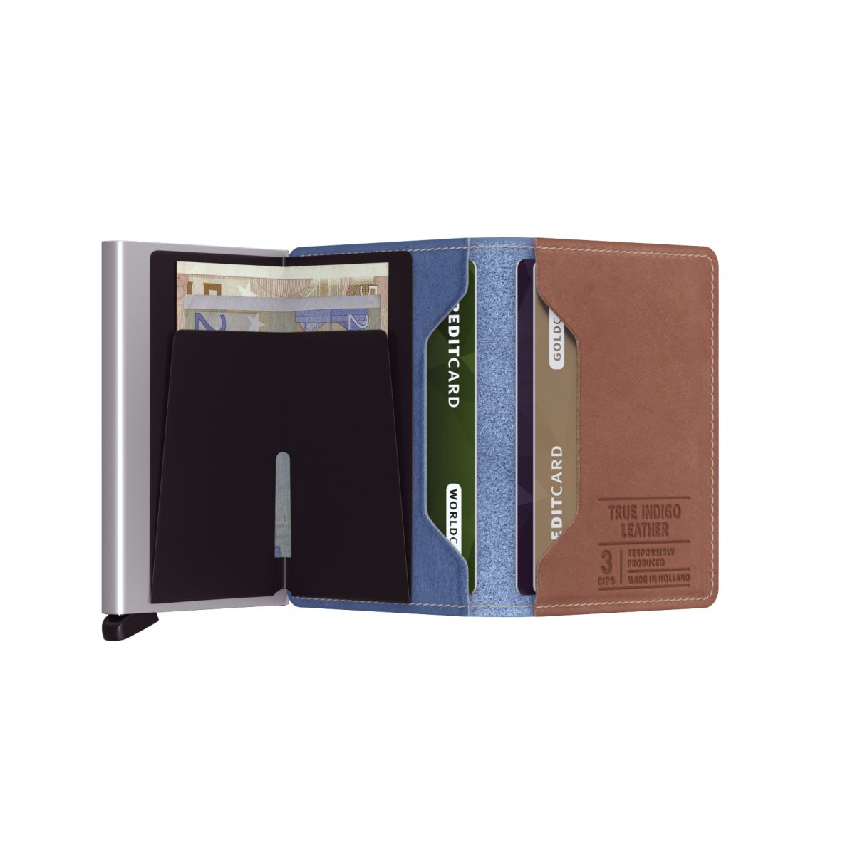 Secrid slim wallet leather Indigo 3 - S-Indigo-3 - 53,68€
